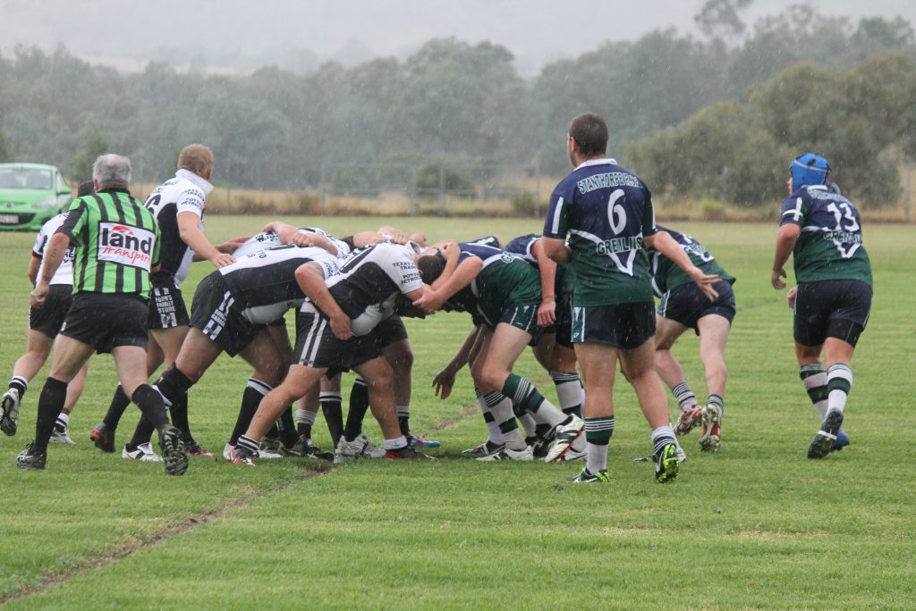 HEAD TO HEAD: Texas Terriers and Stanthorpe Gremlins players form up for a scrum during the game at the weekend. Photo Ella Archibald-Binge / Stanthorpe Border Post HEAD TO HEAD: Texas Terriers and Stanthorpe Gremlins players form up for a scrum during the game at the weekend. Photo Ella Archibald-Binge / Stanthorpe Border Post